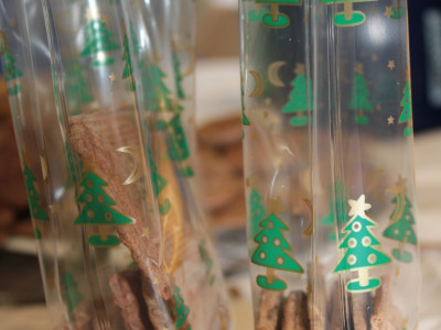 In der Weihnachtsbäckerei...
